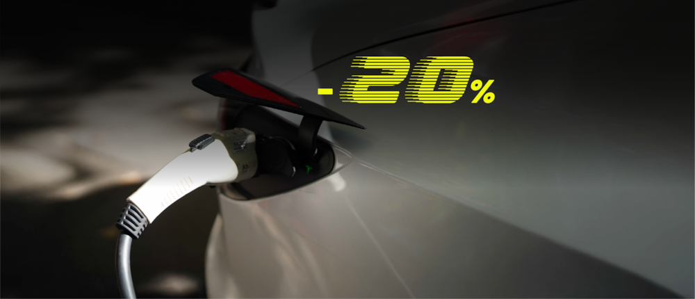 20%-იანი ფასდაკლება EV Power-ის დამუხტვის  სერვისზე